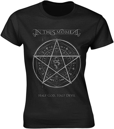 Amazon.com: in This Moment 'Pentacle' Womens Fitted T-Shirt (Extra Large) Black : Clothing, Shoes & Jewelry