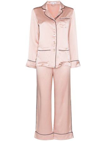 Olivia Von Halle Coco Two-Piece Pyjama Set | Farfetch.com