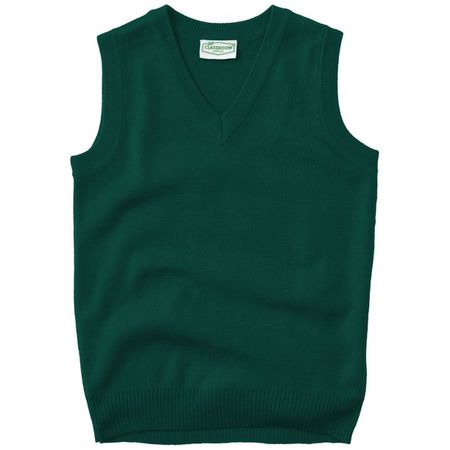 Classroom School Uniforms Big Kid Sweater Vest 56912, M, Hunter - Walmart.com