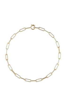 Elliptical 18k Yellow Gold Chain Necklace By Spinelli Kilcollin | Moda Operandi
