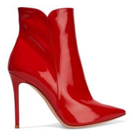 Red Patent Leather Boot