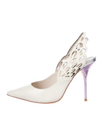 Sophia Webster Leather Slingback Pumps - Shoes - W9S22883 | The RealReal