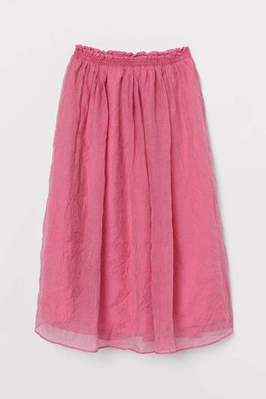 Lyocell-blend Skirt - Pink