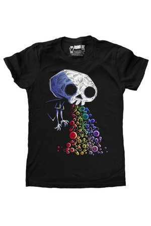 Poison Candy Ladies Black Gothic T-Shirt by Akumu Ink