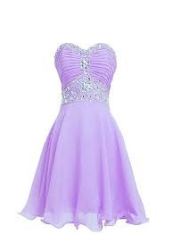 Beaded Purple Homecoming Dress