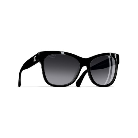 Square Sunglasses Black eyewear | CHANEL