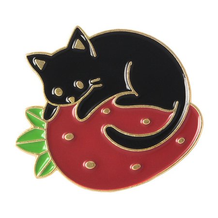Cartoon Black Cat Animal Pin Hard Enamel Brooches Badges Lapel pin For Kids Girls Gifts-in Brooches from Jewelry & Accessories on AliExpress