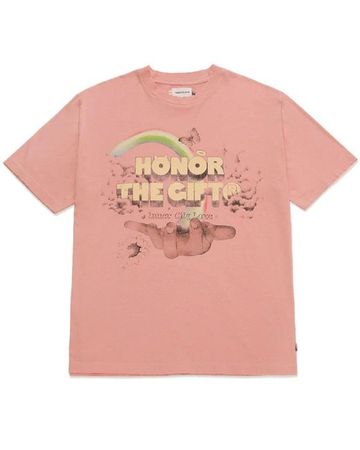 Honor The Gift Palms S/s T-shirt in Peach (Orange) for Men | Lyst