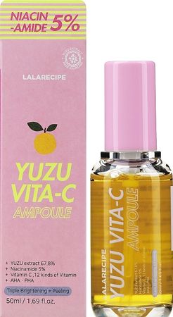 Αμπούλα για ενυδάτωση προσώπου με βιταμίνη C - Lalarecipe Yuzu Vita-C Ampoule | Makeup.gr