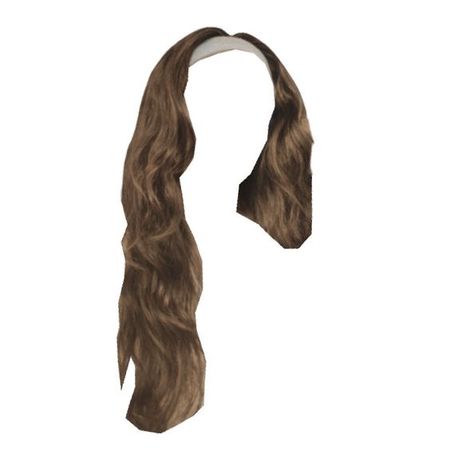 long wavy brown hair gray sport headband