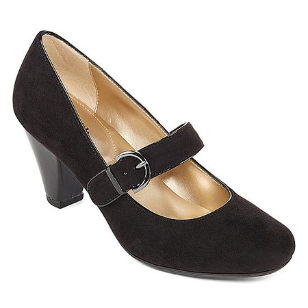 East 5th® Lefty Mary Jane Pumps, Color: Black - JCPenney