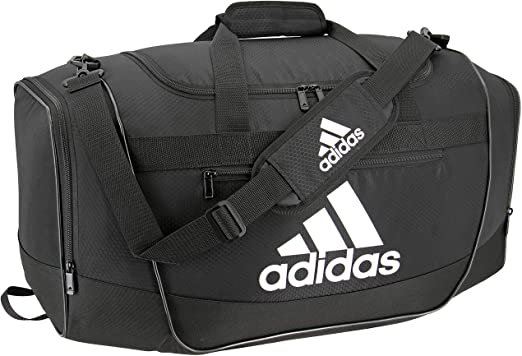 Amazon.com: adidas Defender III medium duffel Bag, Onix Jersey/Black, One Size: Sports & Outdoors
