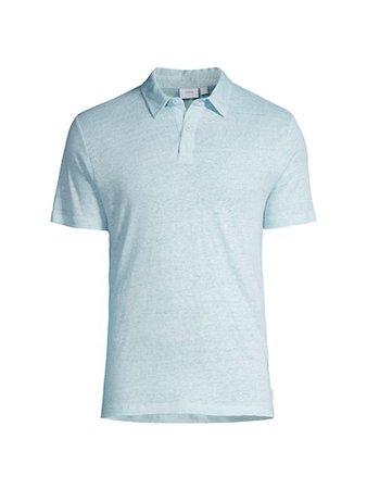 Shop Onia Linen Polo Shirt | Saks Fifth Avenue