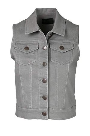 SHOP DORDOR Women's Classic Sleeveless Slim Fit Cropped Denim Jacket Vest at Amazon Women's Coats Shop