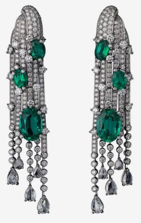 cartier emerald earrings