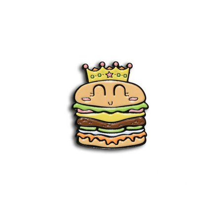 Burger Queen Pin — Pepper Raccoon