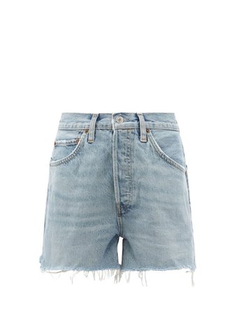 RE/DONE 50s Cutoff high-rise denim shorts