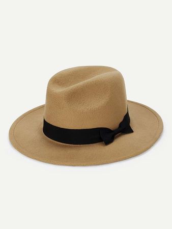 Bow Decorated Panama Hat | SHEIN USA