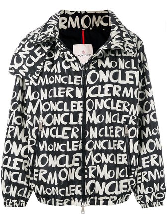Moncler All over logo Puffer Jacket - Farfetch
