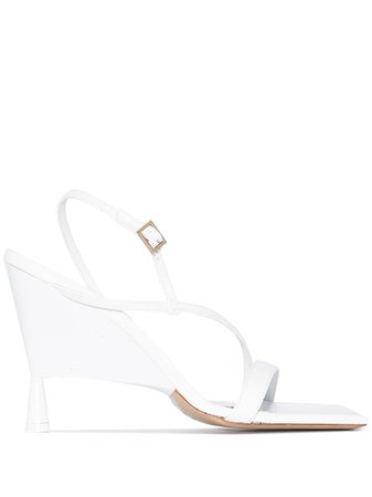 Shop GIABORGHINI x RHW Rosie 5 100mm leather sandals with Express Delivery - FARFETCH