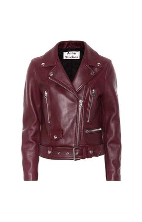 Acne Studios Mock Leather Biker Jacket