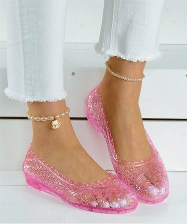 ROSY Pink Glitter Round-Toe Flat - Women | Best Price and Reviews | Zulily