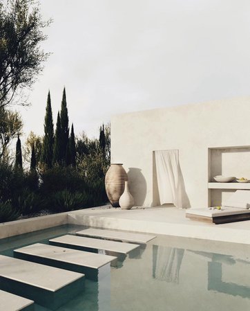 Instagram'da Architecture Design: “Olive ResidenceI By @channelbeju I • • • • • • • • • #desert #interior #interiordesign #interiordesigner #decor #decorating #white…”