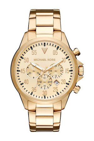 MICHAEL Michael Kors Men's Gage Bracelet Watch, 45mm