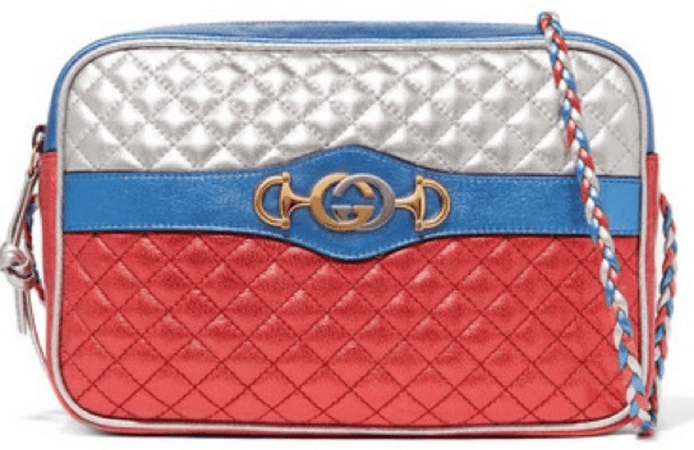 Trapuntata metallic quilted shoulder bag by Gucci