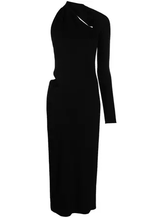 Versace one-shoulder cut-out Midi Dress - Farfetch