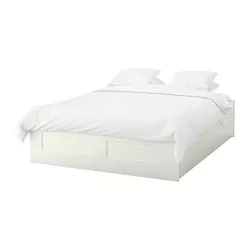 NORDLI Bed frame with storage White 90 x 200 cm - IKEA