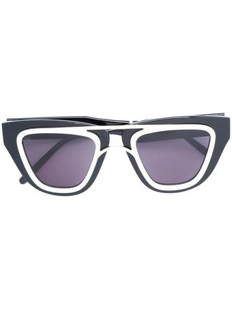 Smoke X Mirrors contrast-trim sunglasses