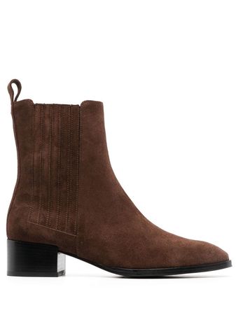 Aeyde 40mm Suede Ankle Boots - Farfetch