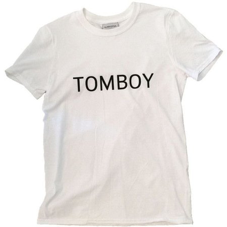 white png tomboy shirt