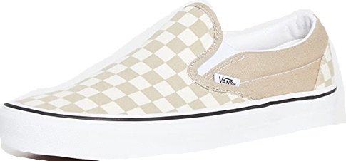 Vans Beige Checkered Shoes