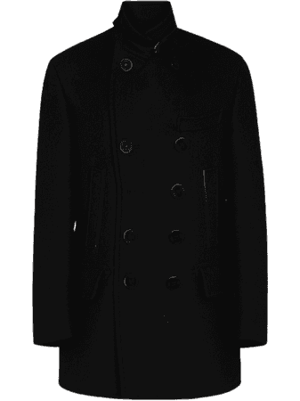 TOM FORD, double-breasted buckled coat