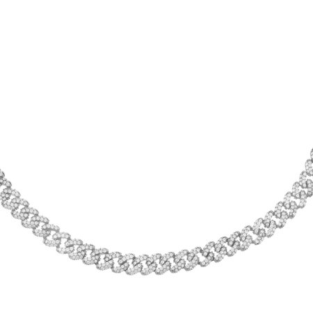 XS Pavé Chain Link Choker | Adina's Jewels