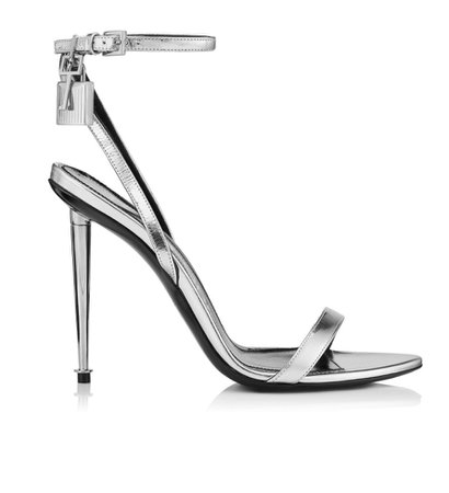 silver Tomford heel