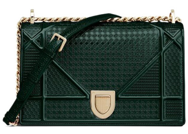 Dior Diorama Shoulder Bag Green