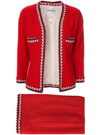 Chanel Pre-Owned Setup Suit Jacket Skirt Vintage | Farfetch.com