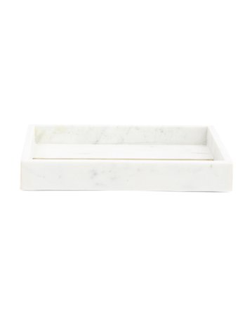 Marble Tray With Brass Inlay | Decorative Accents | Marshalls