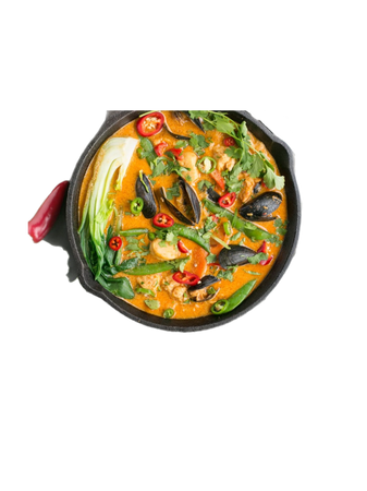 Thai food curry