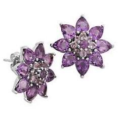 stud purple earrings - Google Search