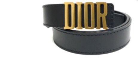 чёрный ремень Dior