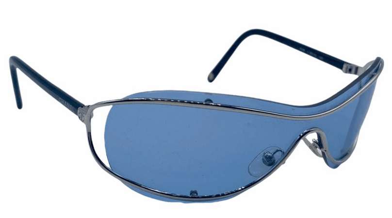 dior 4028 rimless sunglasses blue