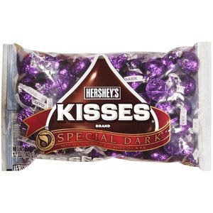 Hershey Candy Kisses Dark Chocolate 12 Oz Bag - Candy Central
