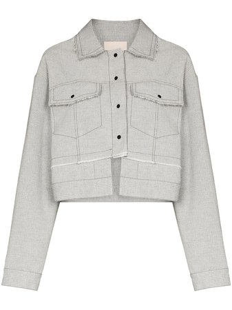 Shop Brøgger Kirsten cropped jacket with Express Delivery - FARFETCH