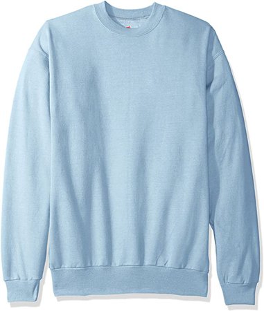 Hanes mens Ecosmart Fleece Sweatshirt, Light Blue, XXXX-Large US at Amazon Men’s Clothing store