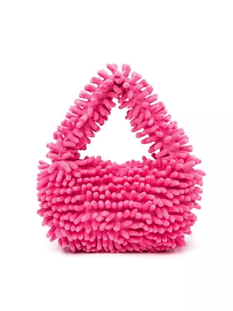 Pink Fluffy Satchel Bag | SHEIN