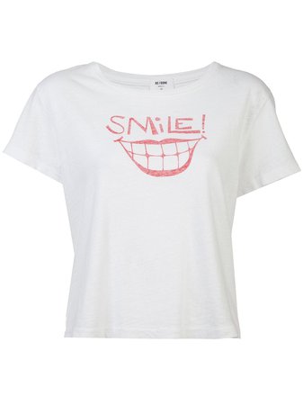 Re/done Classic Smile T-Shirt